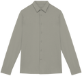 Camisa sustentável em jersey de homem - Verde amêndoa