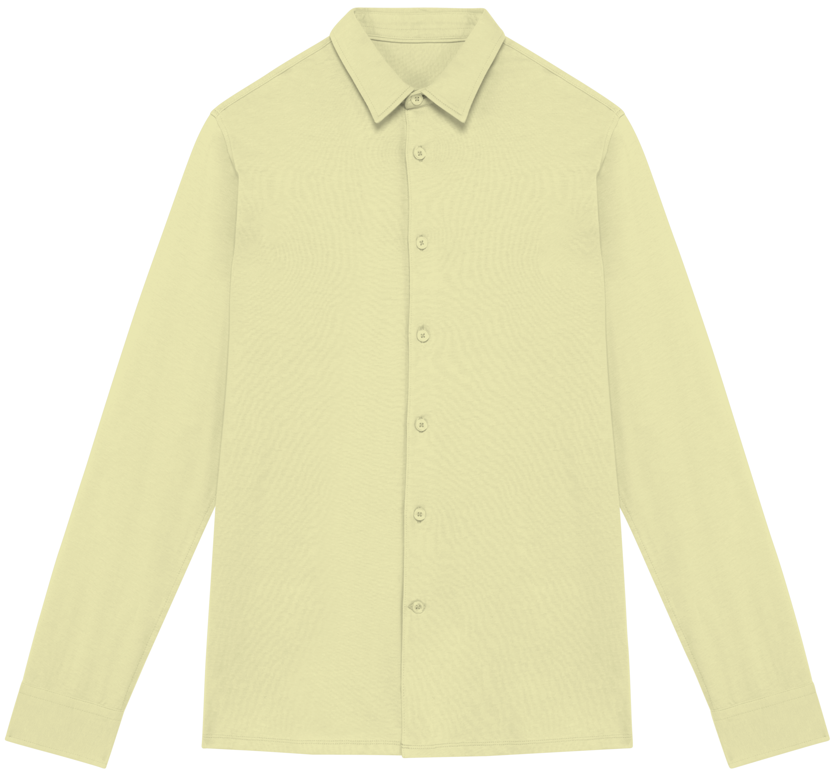 Camisa sustentável em jersey de homem - Limão citrino