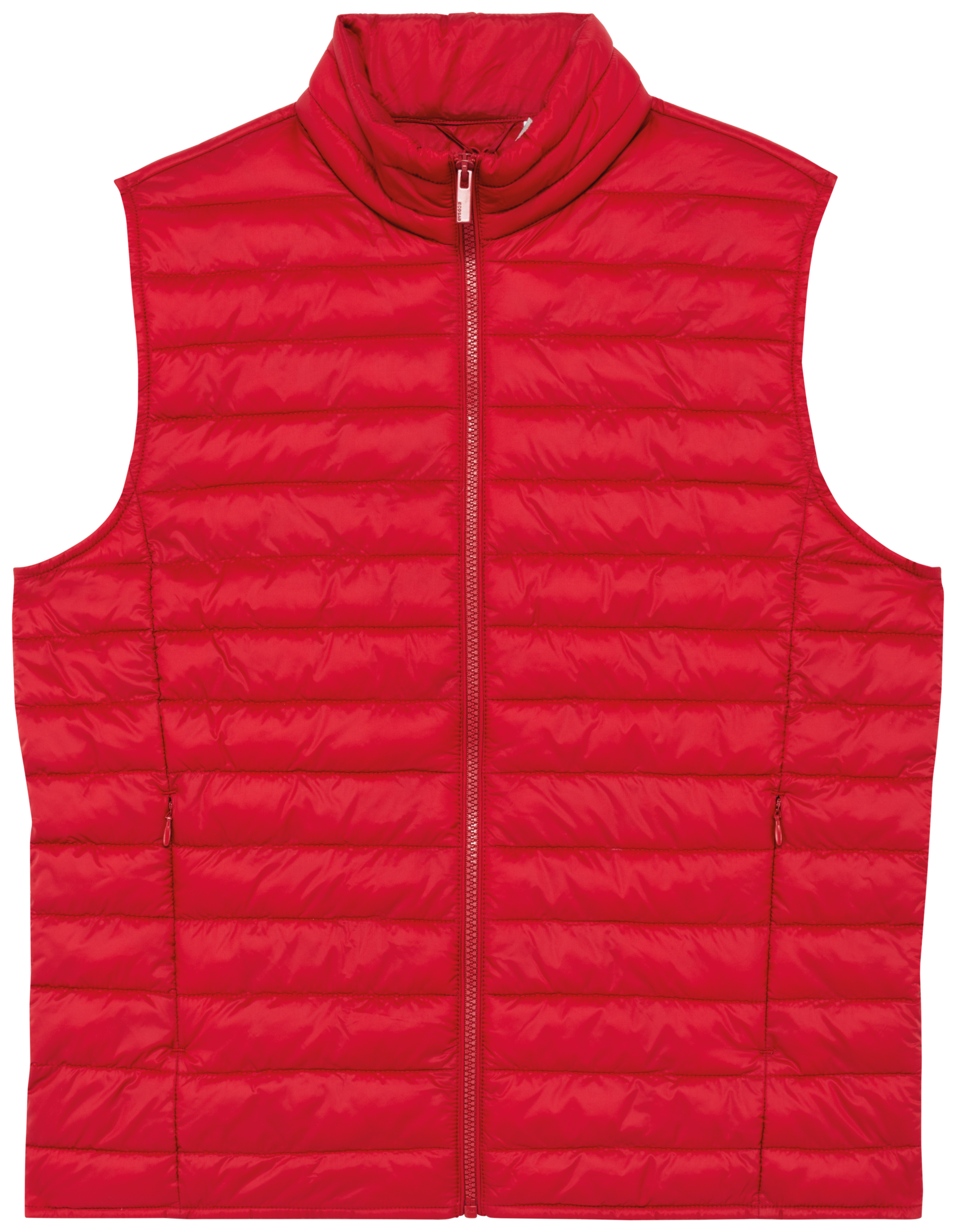 Colete leve sustentável de homem - Vermelho hibisco