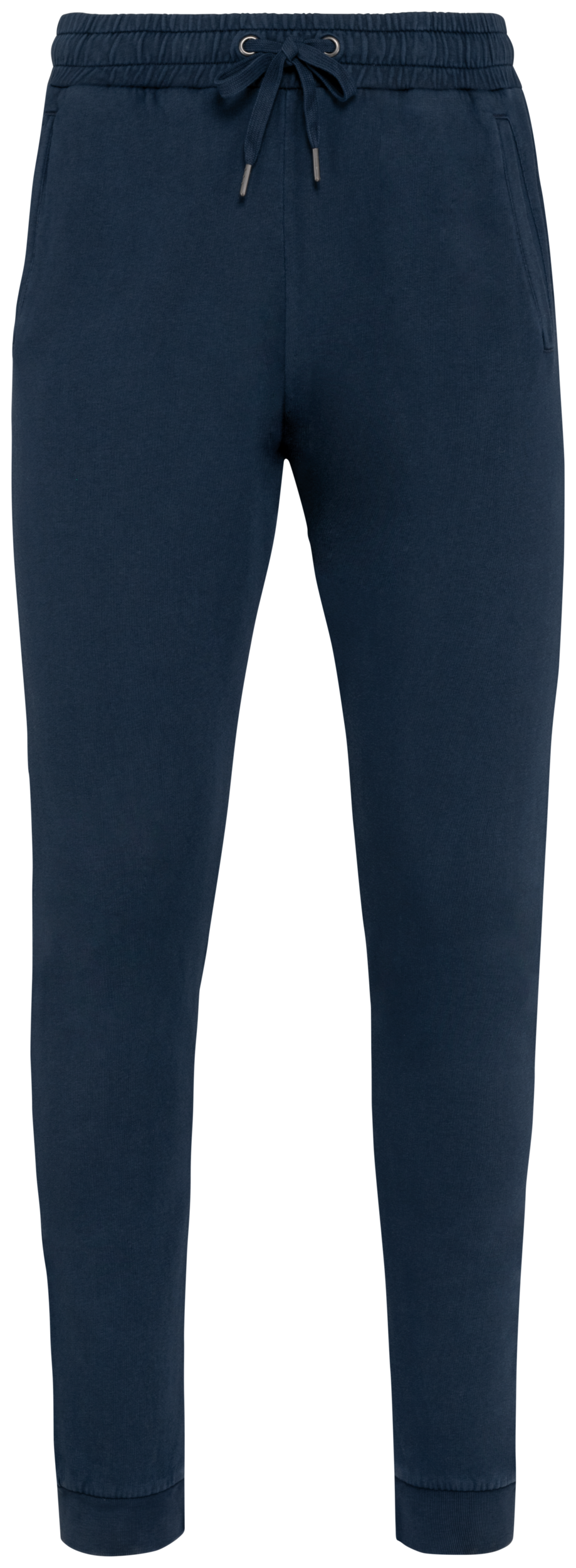 Calças de jogging eco-responsáveis French Terry unissexo - Azul marinho lavado