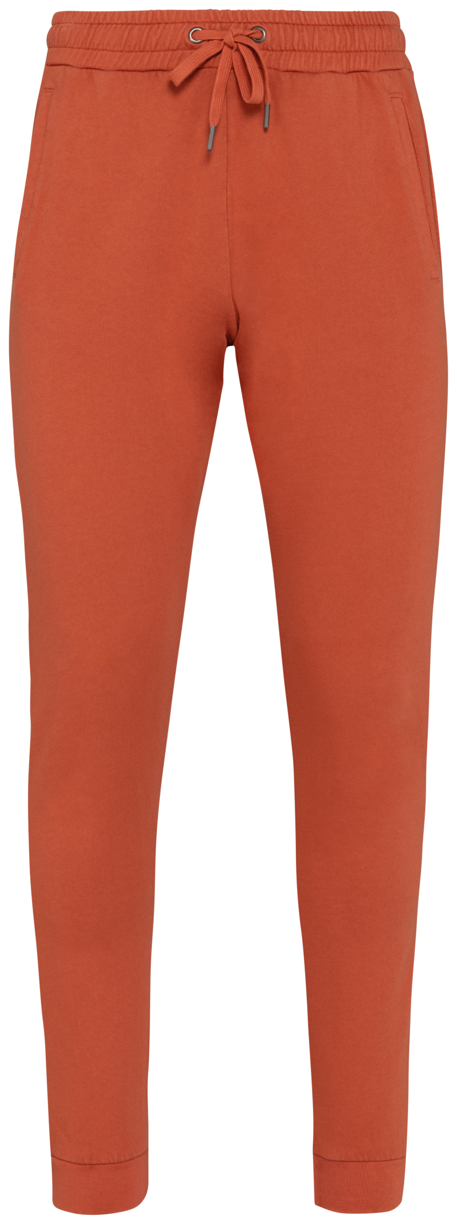 Calças de jogging eco-responsáveis French Terry unissexo - Pomelo lavado
