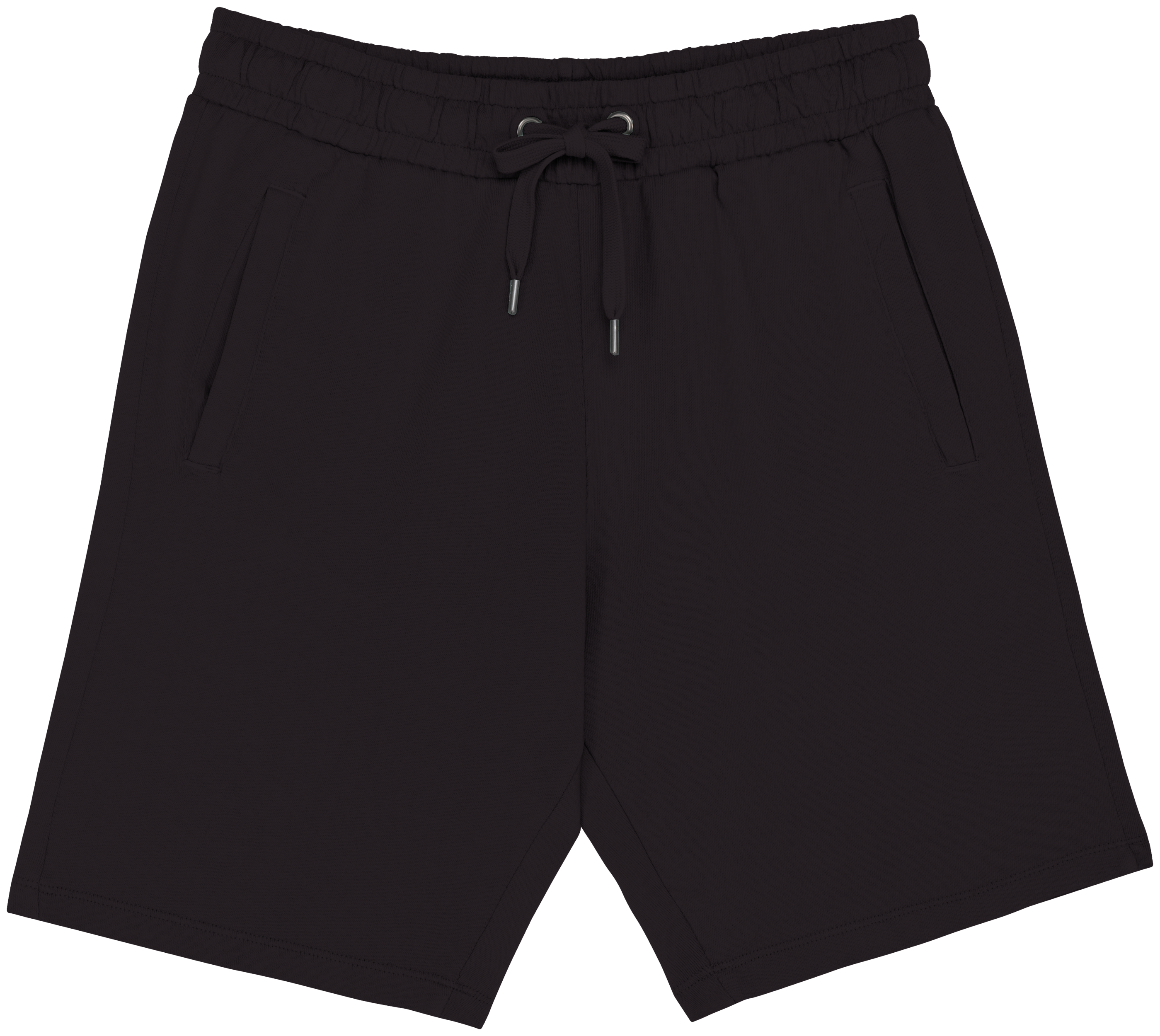 Calção sustentável French Terry de homem - Preto lavado