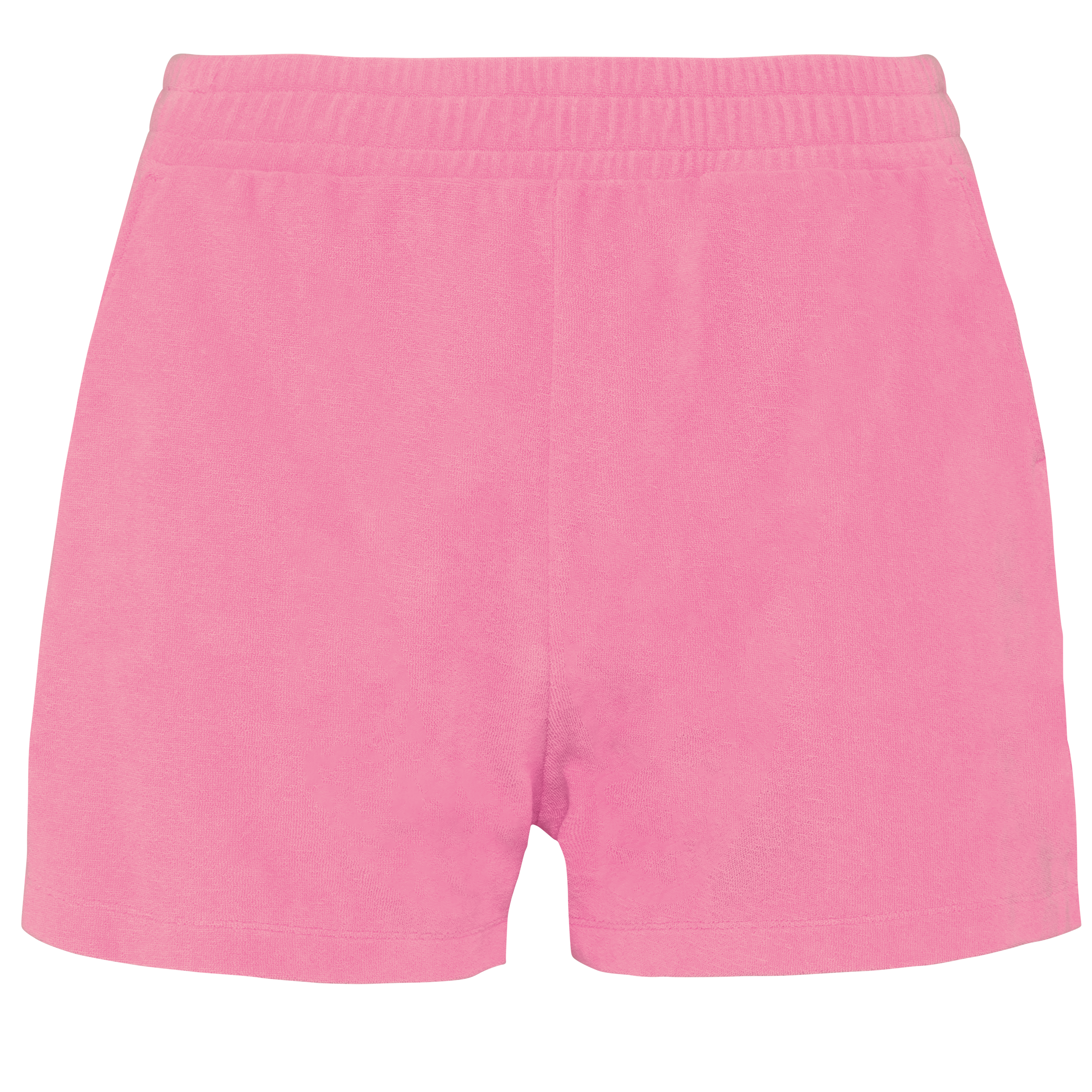 Calção sustentável em malha turca de senhora - Rosa doce