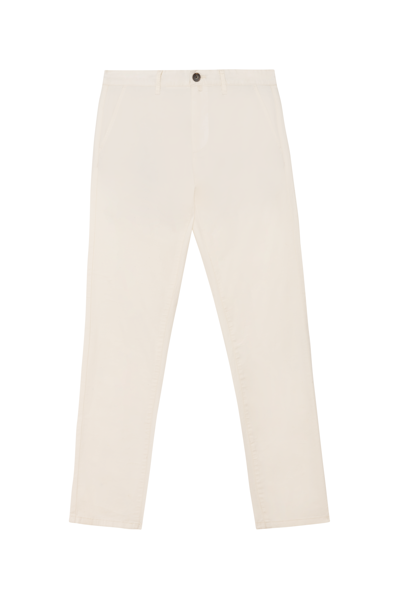 Calças chino eco-responsáveis de homem - Marfim