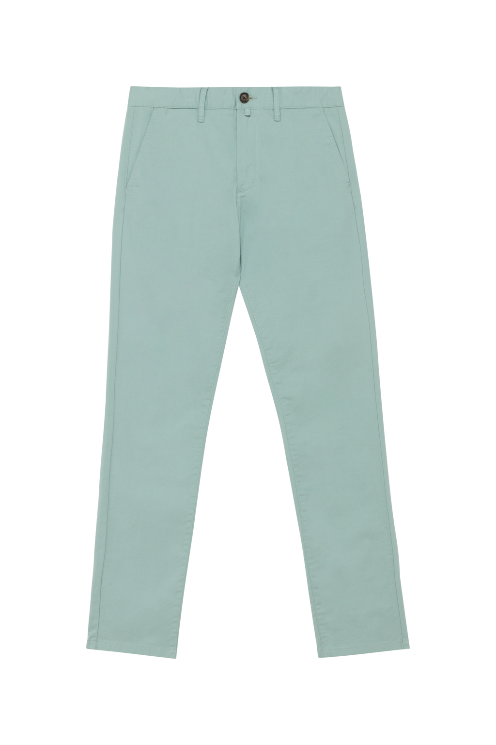 Calças chino eco-responsáveis de homem - Verde jade