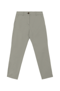 Calças chino 7/8 eco-responsáveis de senhora - Verde amêndoa