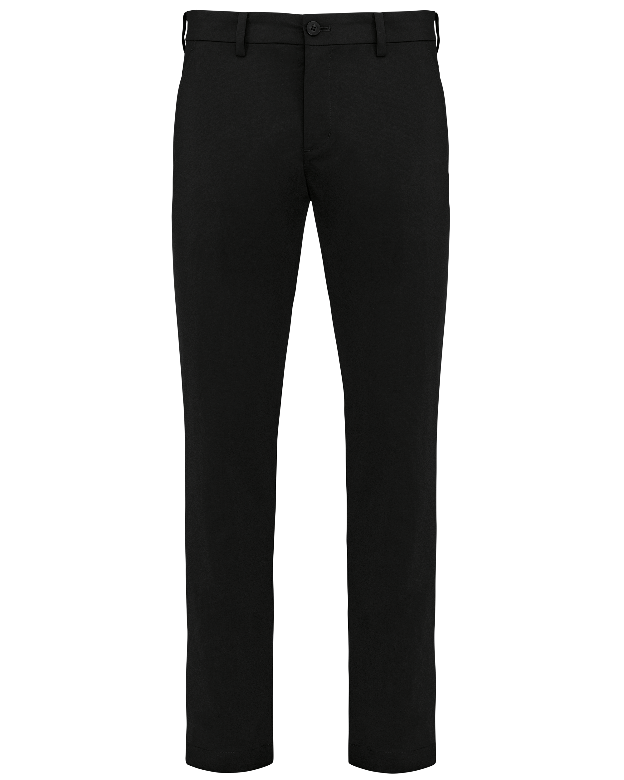 Calças de Homem em Poliéster Stretch - Preto