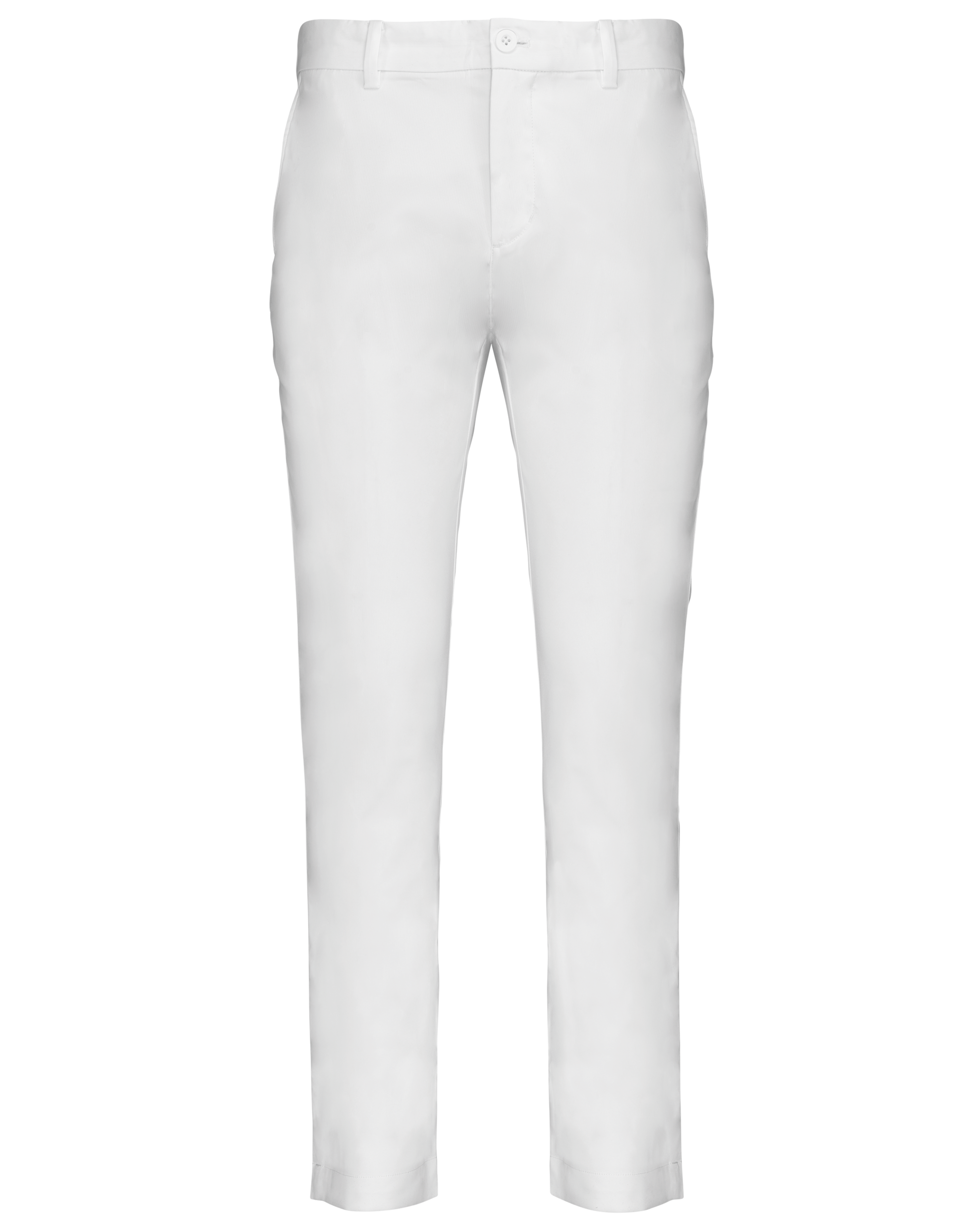 Calças de Homem em Poliéster Stretch - Branco