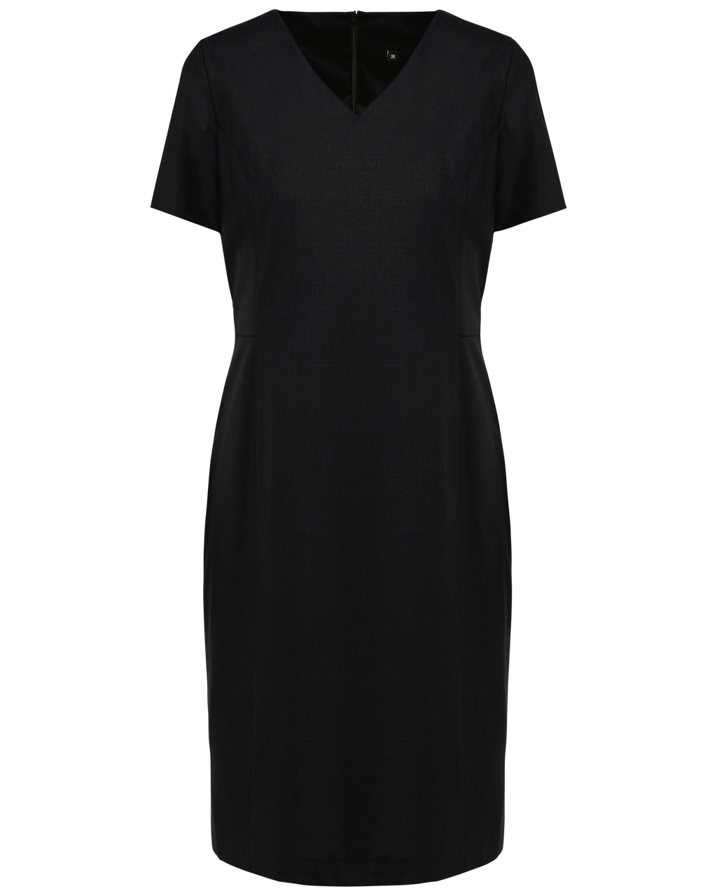 Vestido direito - Preto