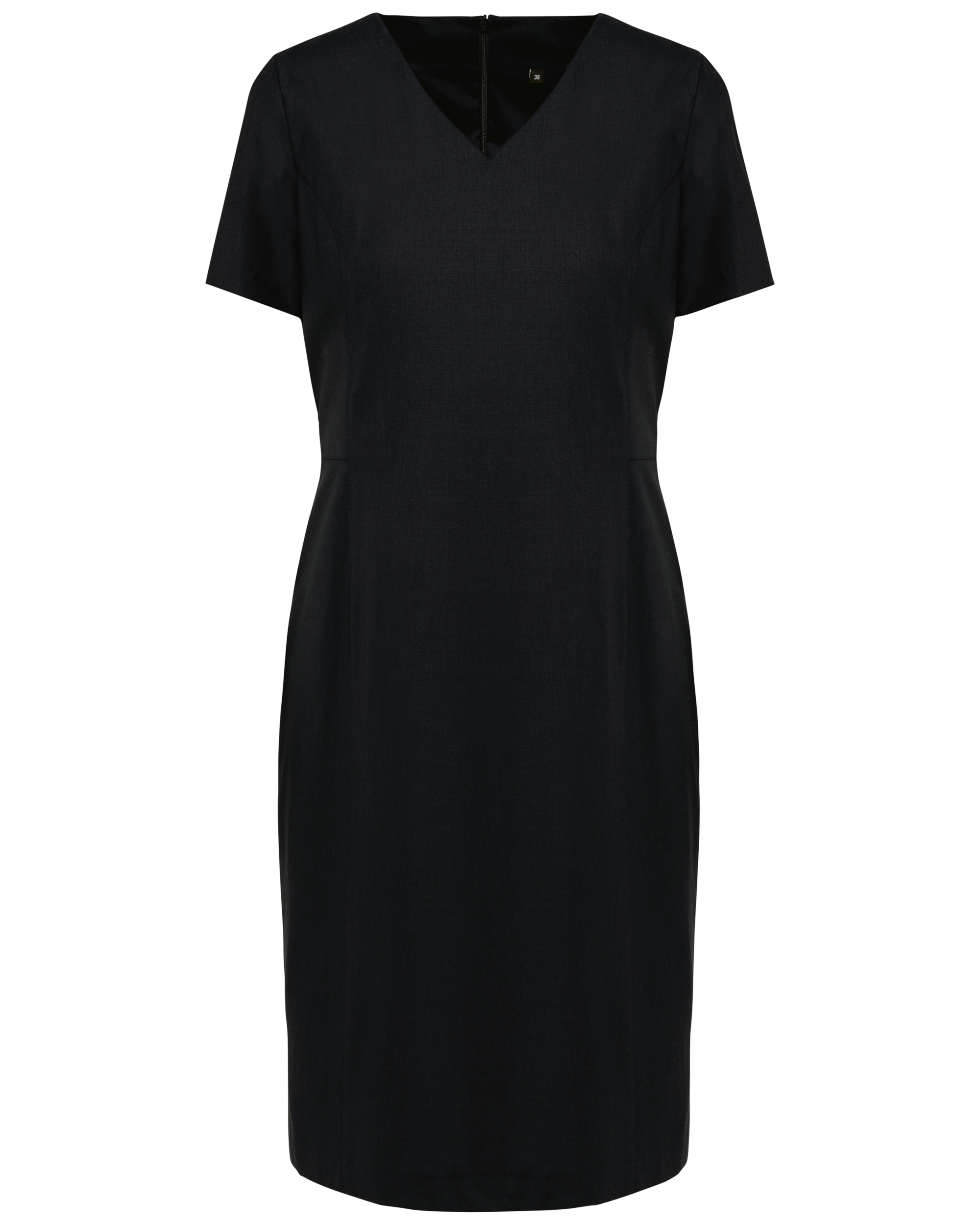 Vestido direito - Preto