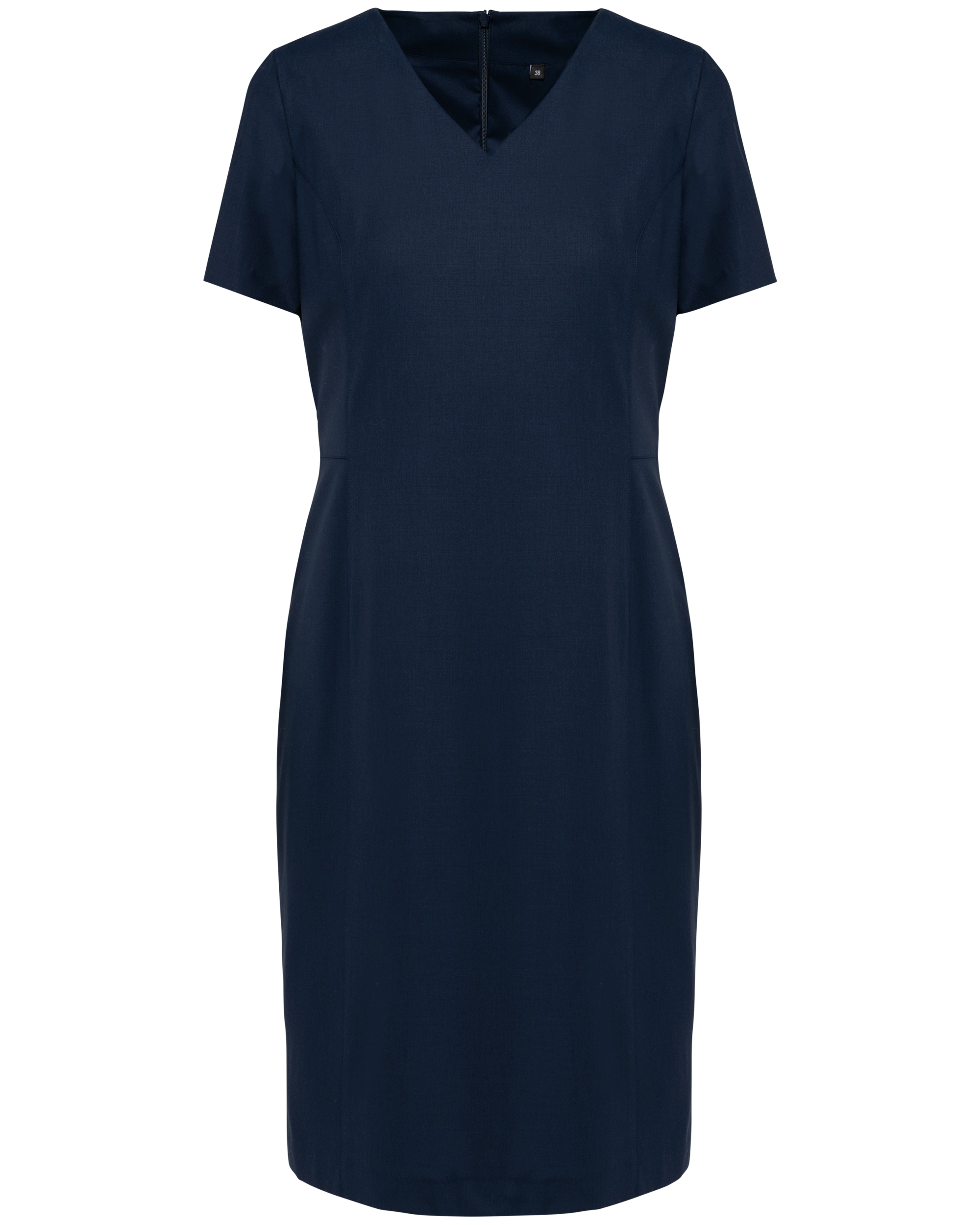 Vestido direito - Azul marinho eclipse
