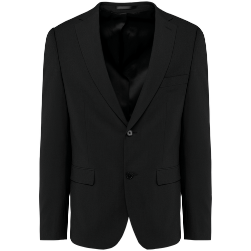 Blazer de Homem em Lã Stretch - Preto