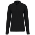 Polo de manga comprida - Preto