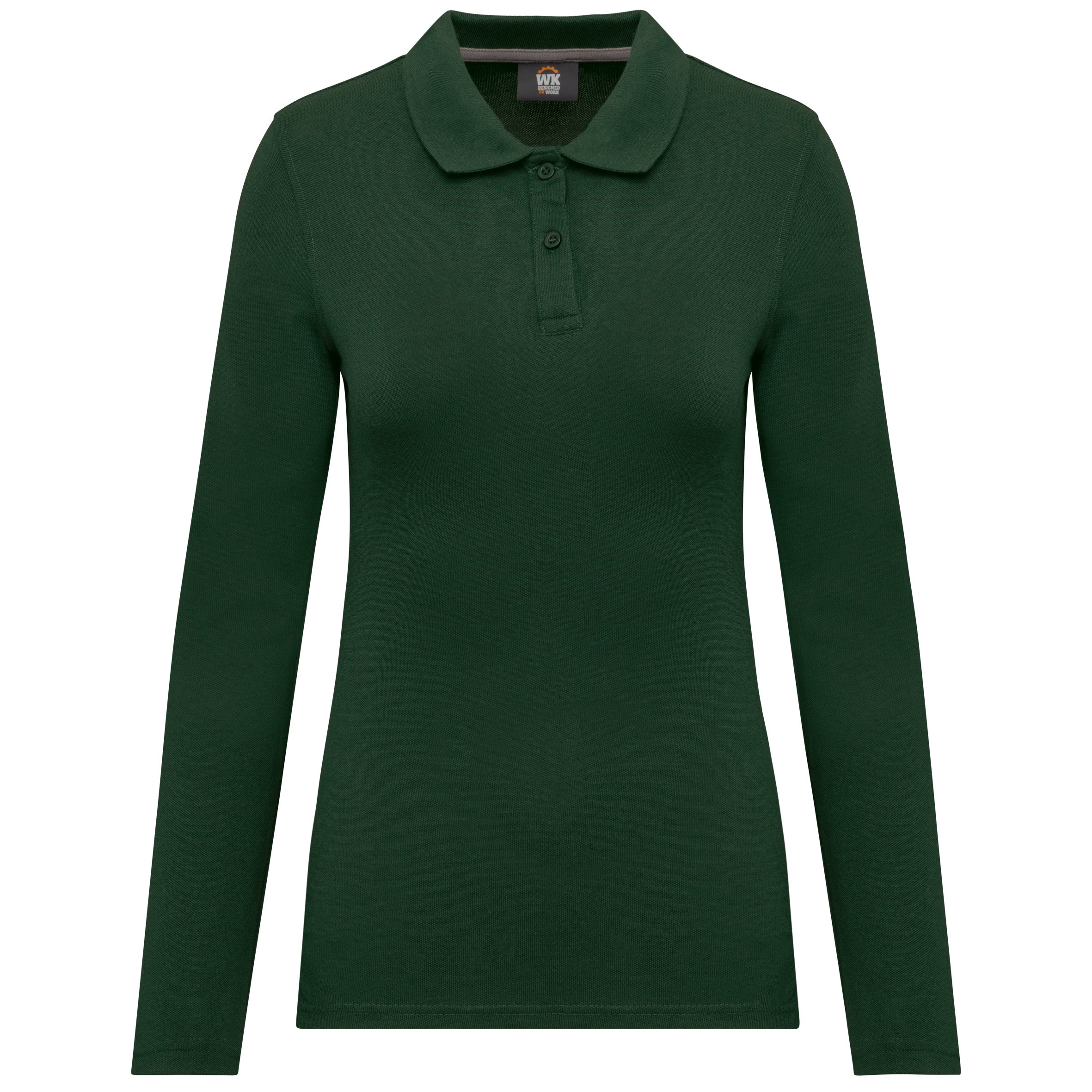 Polo de senhora manga comprida - Verde floresta