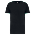 T-shirt Day To Day de manga curta - Preto / Verde kelly