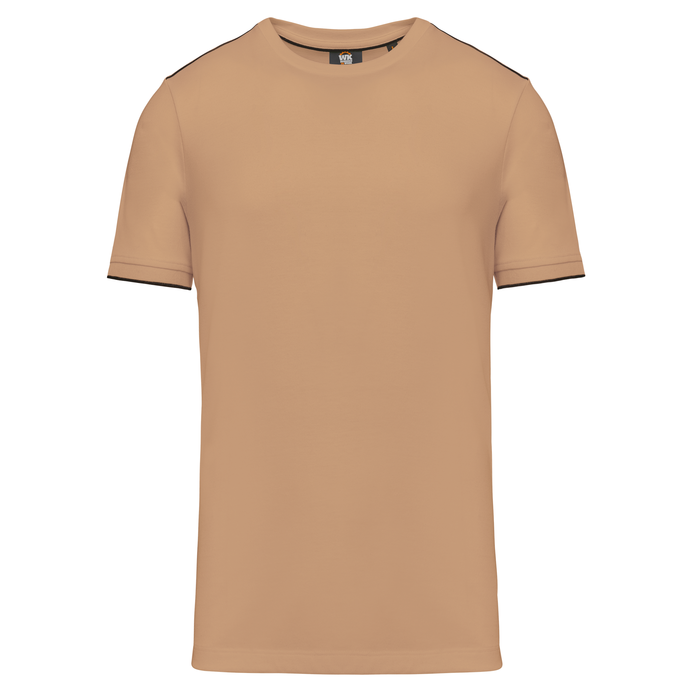 T-shirt Day To Day de manga curta - Camel / Preto