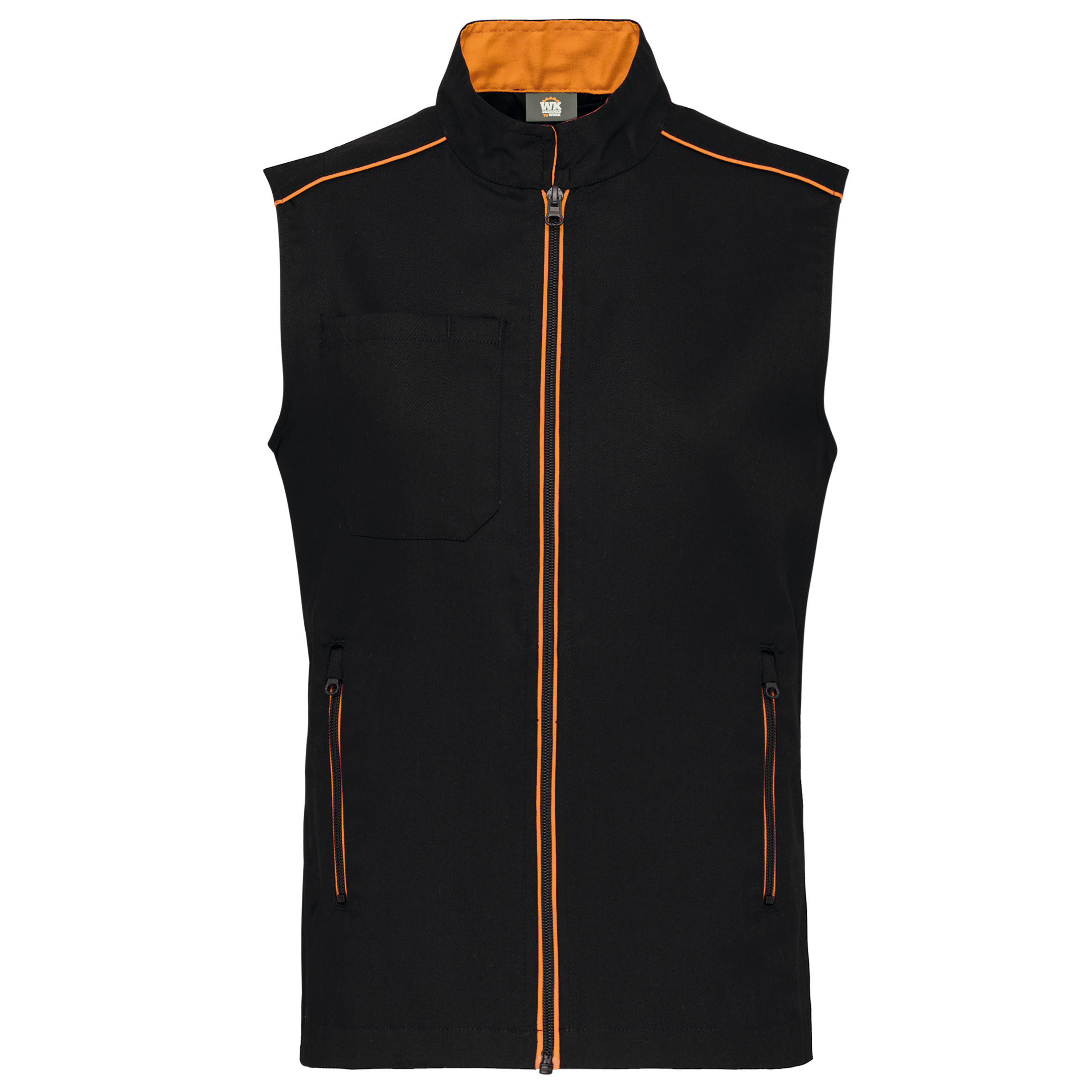 Colete Day To Day - Preto / Laranja