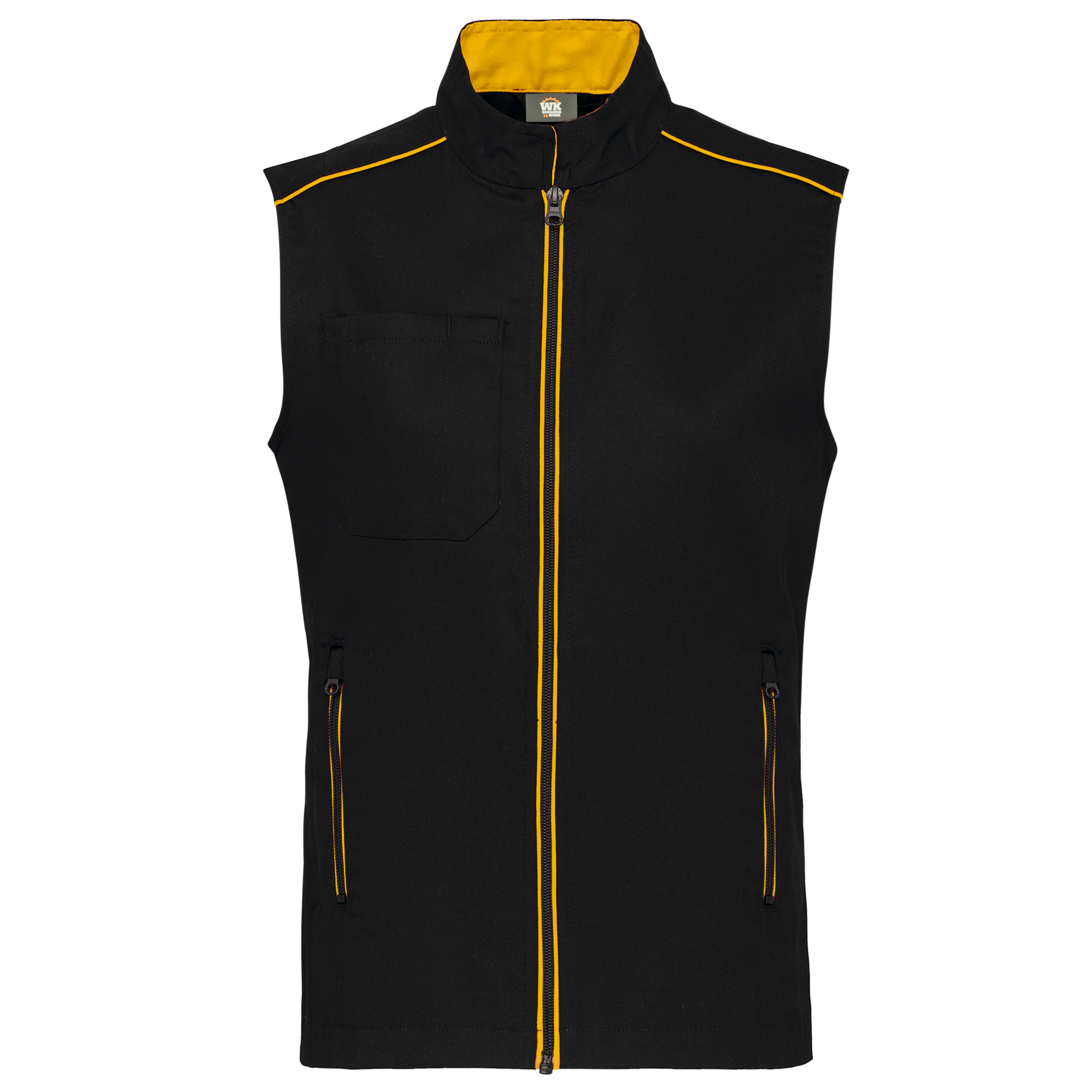 Colete Day To Day - Preto / Amarelo