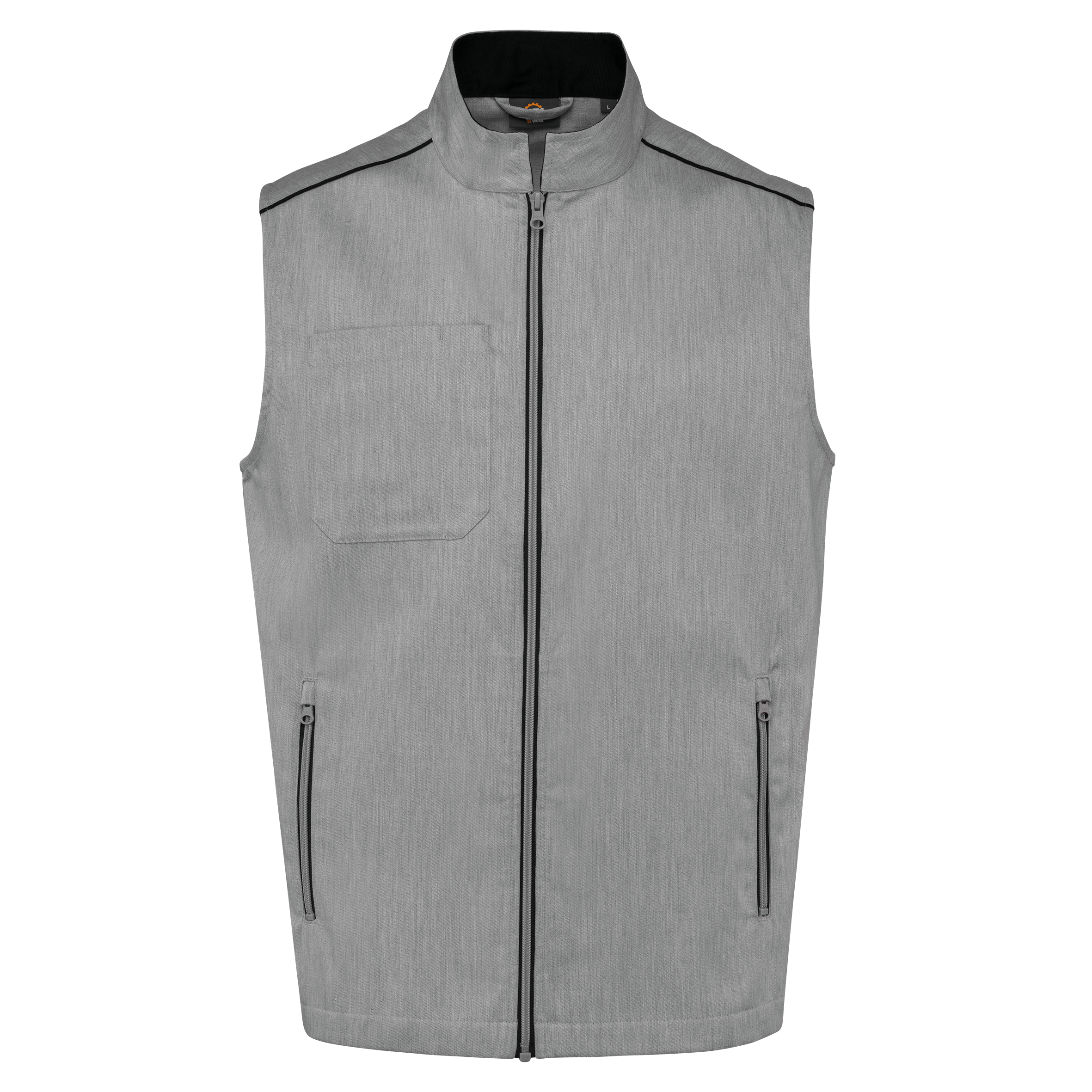 Colete Day To Day - Marl cinzento oxford / Preto