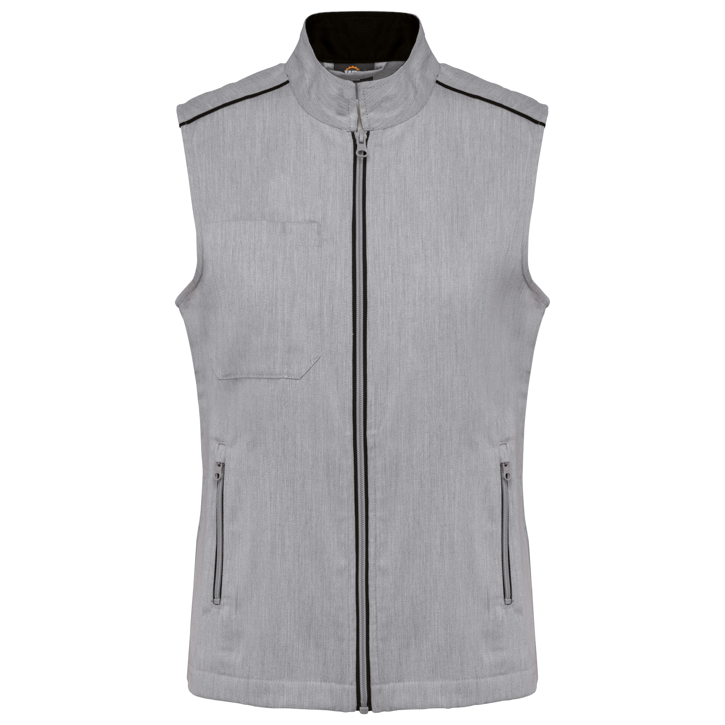 Colete de senhora Day To Day - Marl cinzento oxford / Preto