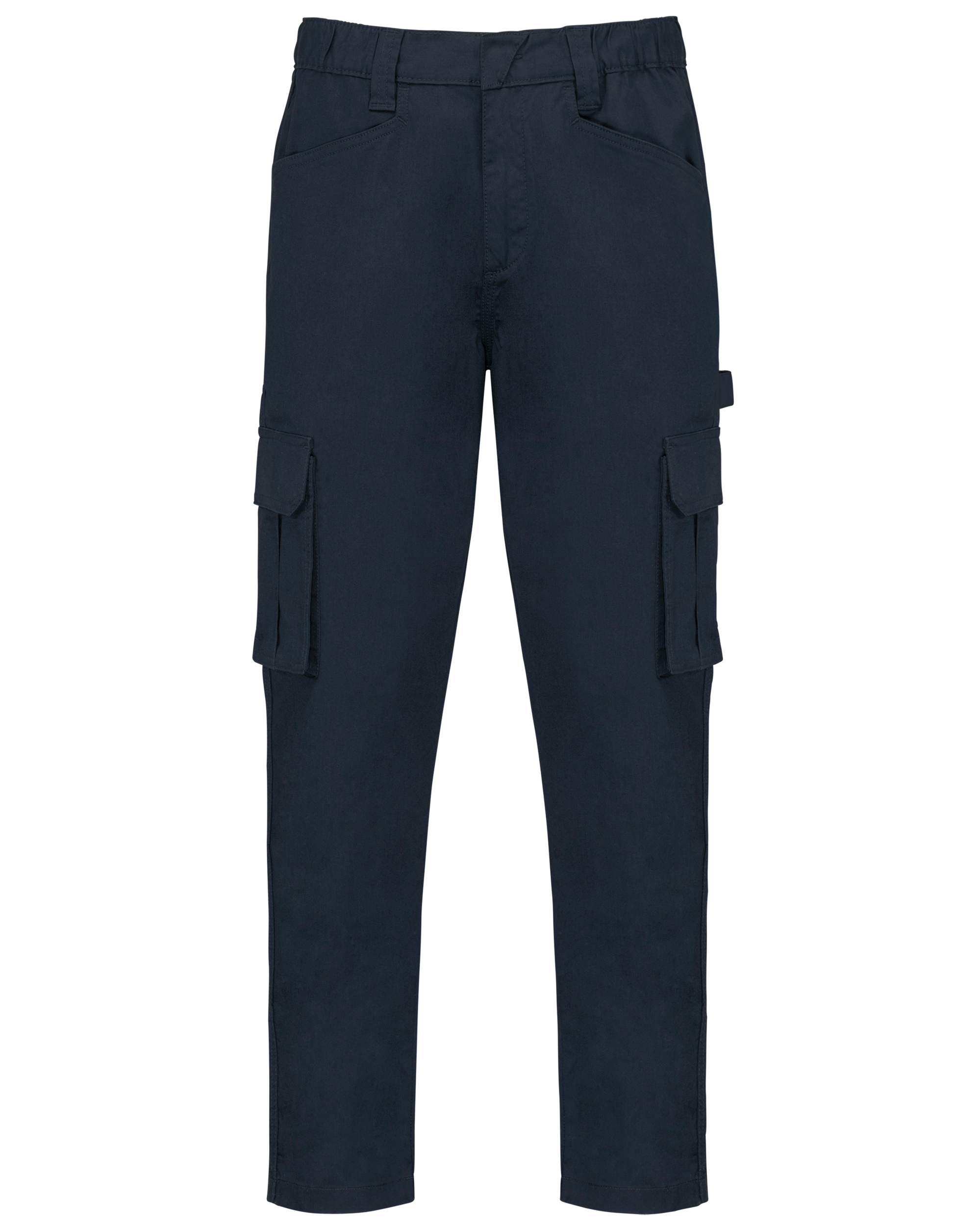 Calças multibolsos eco-responsáveis de homem - Azul marinho