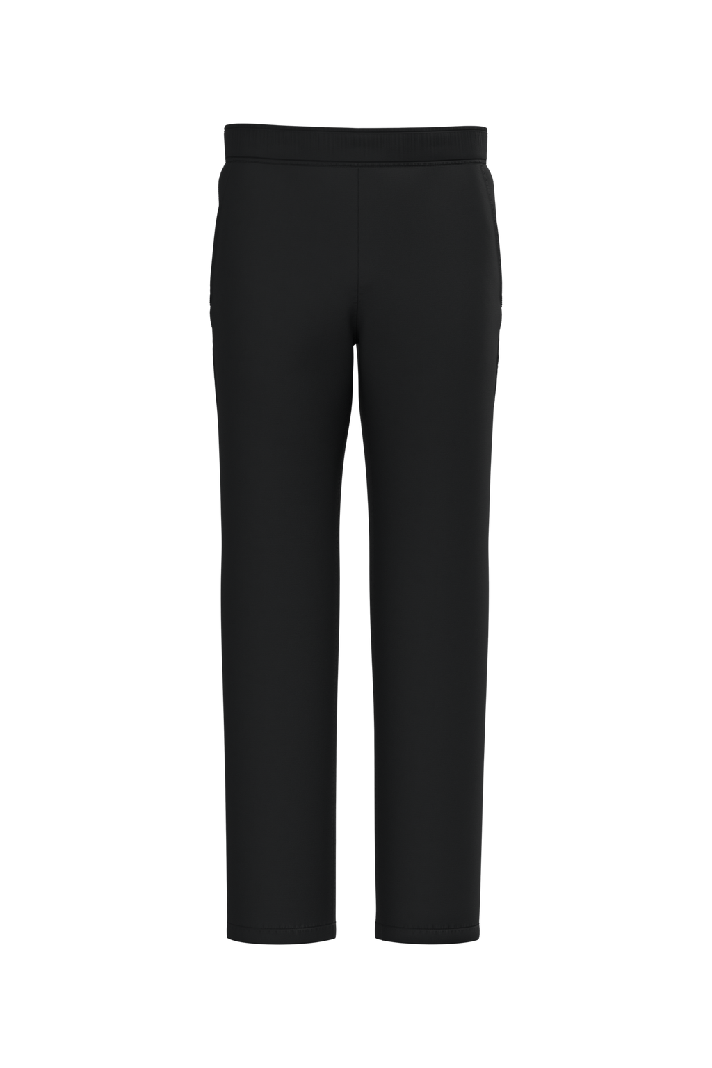 Calças poliéster/algodão de homem - Preto