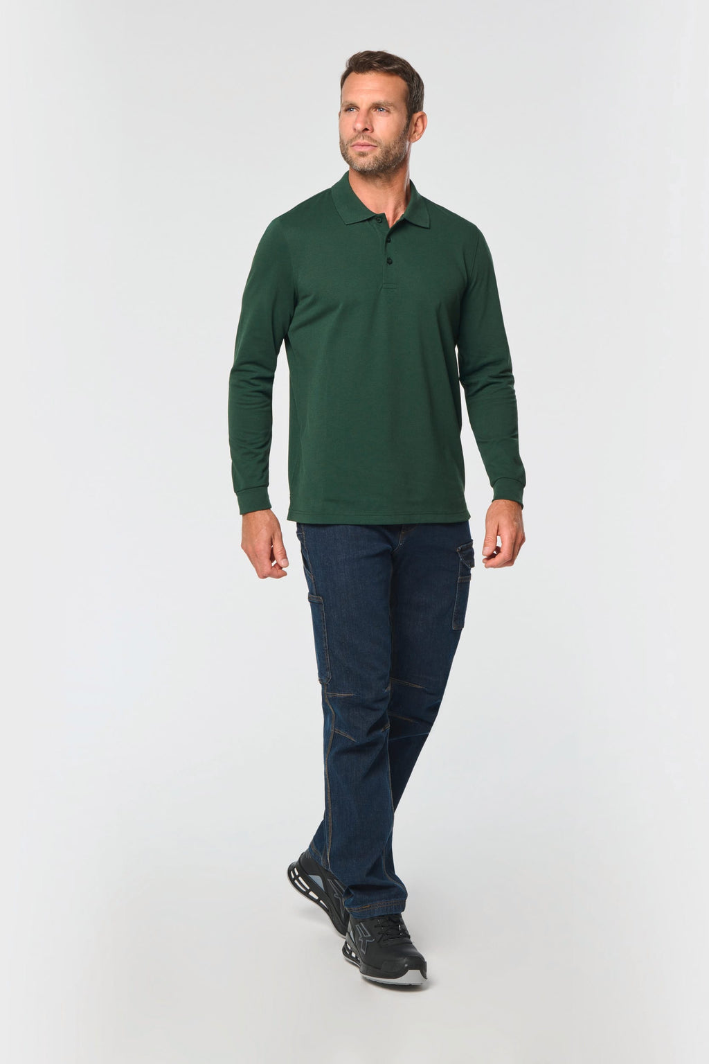 Polo de manga comprida