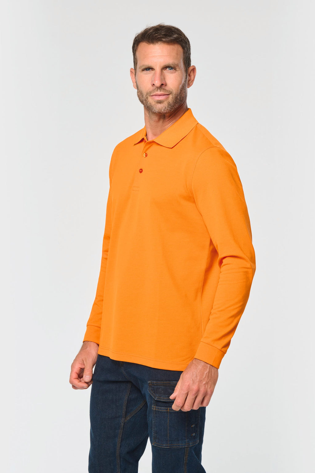 Polo de manga comprida