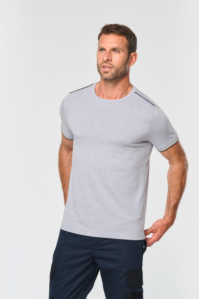 T-shirt Day To Day de manga curta - Preto / Verde kelly