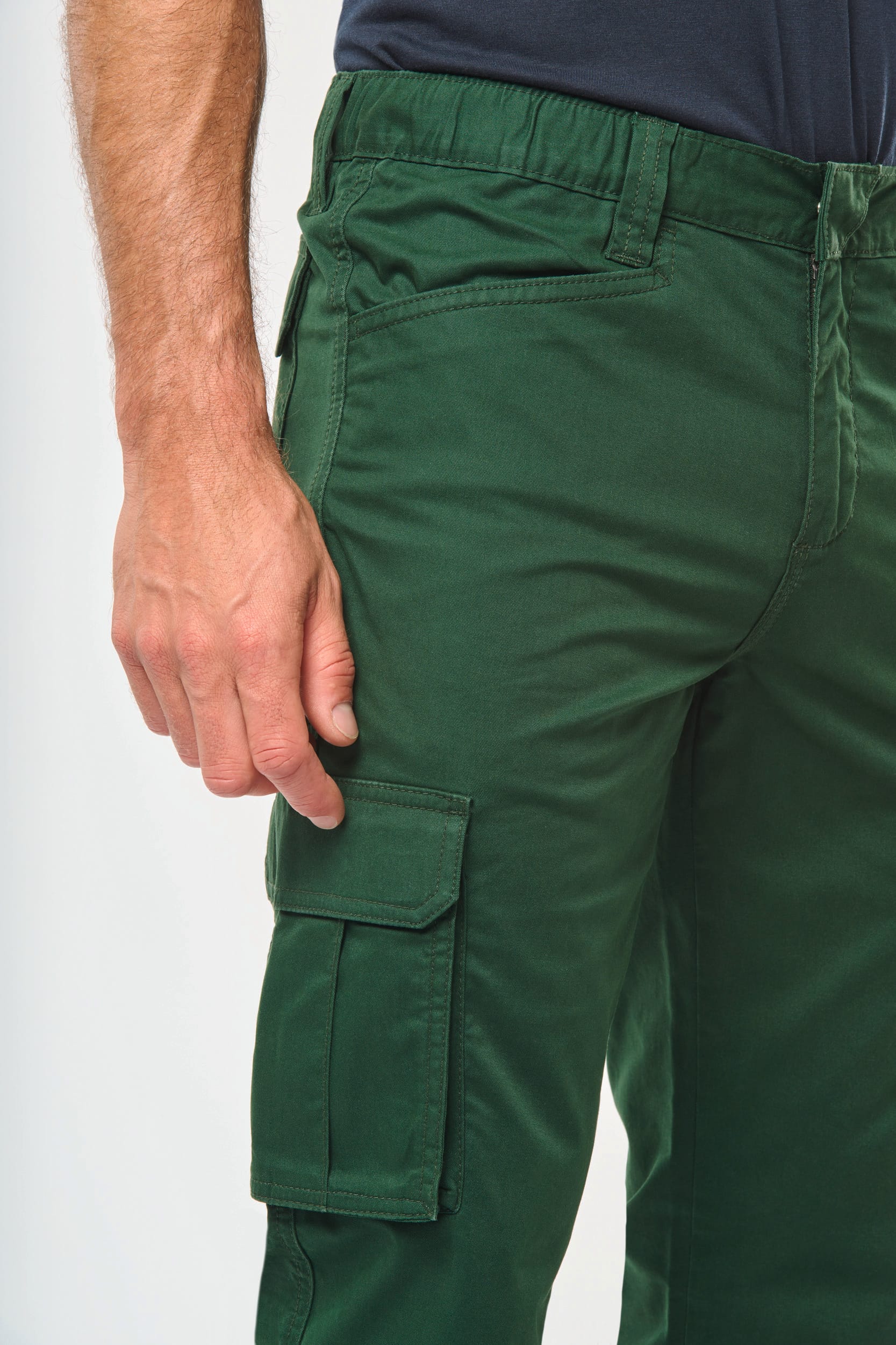 Calças multibolsos eco-responsáveis de homem